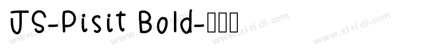 JS-Pisit Bold字体转换